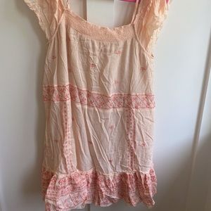 NEW SPRING Boho Ruffled Cold Shoulder Tunic Dress